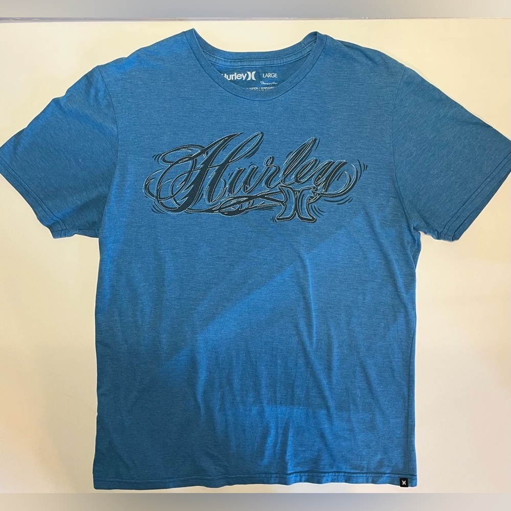 Hurley Mens blue T-shirt Size: L​